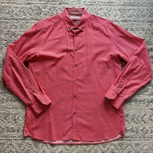 Men’s Red Ted Baker Button Down Shirt